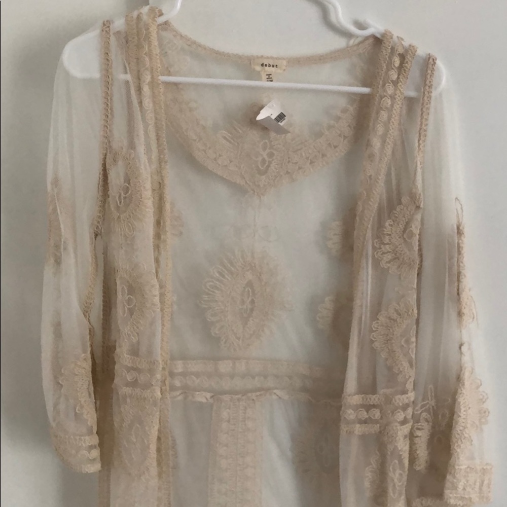 Lacey Kimono Shawl